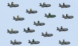bankers on planes 
