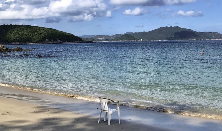 chair on a beach
