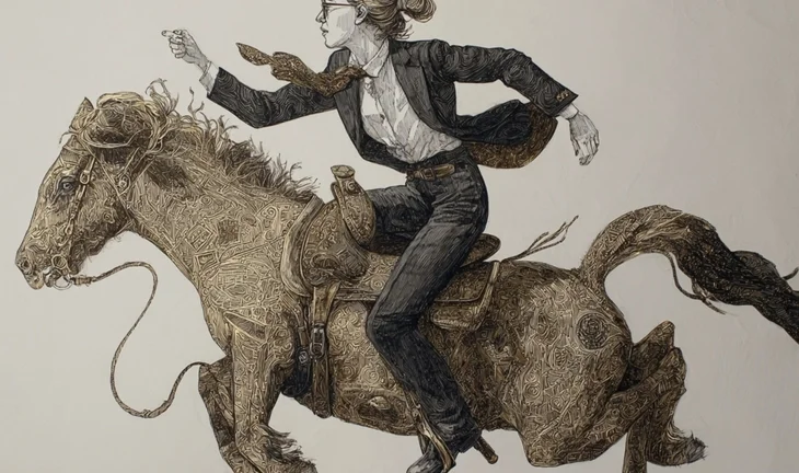 a banker on a horse 