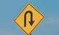 a u turn sign 